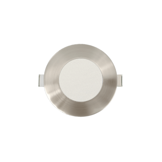 P-6199 3 Inch Round Brushed Nickel 8W 600 Lumens 5CCT Slim Light