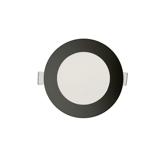 P-6206 5 Inch Round Black 15W 1200 Lumens 5CCT Slim Light