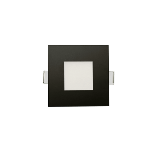 P-6214 3 Inch Square Black 8W 550 Lumens 5CCT Slim Light