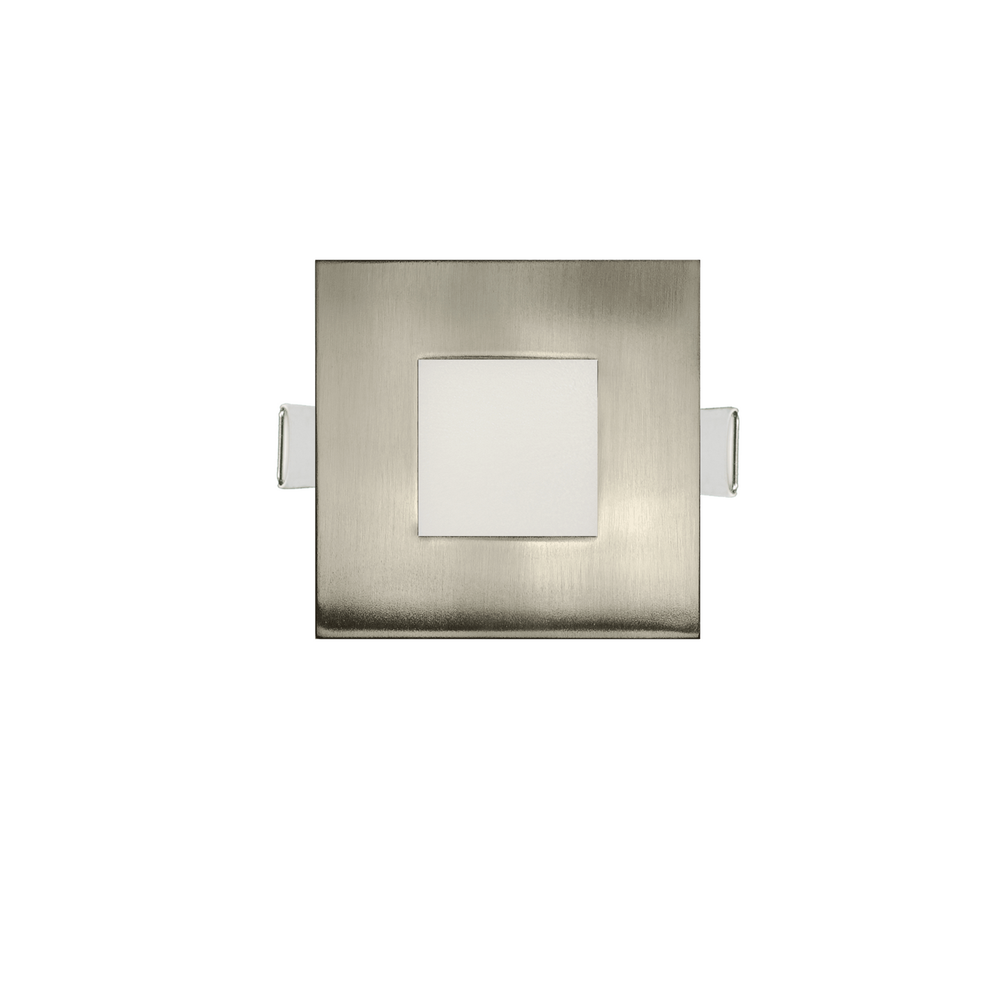 P-6215 3 Inch Square Brushed Nickel 8W 550 Lumens 5CCT Slim Light