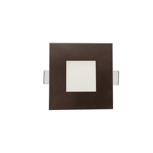 P-6216 3 Inch Square Bronze 8W 550 Lumens 5CCT Slim Light