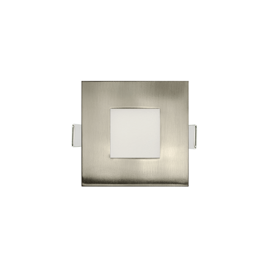 P-6219 4 Inch Square Brushed Nickel 12W 850 Lumens 5CCT Slim Light
