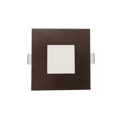 P-6220 4 Inch Square Bronze 12W 850 Lumens 5CCT Slim Light
