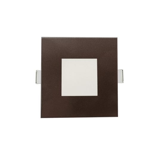 P-6220 4 Inch Square Bronze 12W 850 Lumens 5CCT Slim Light