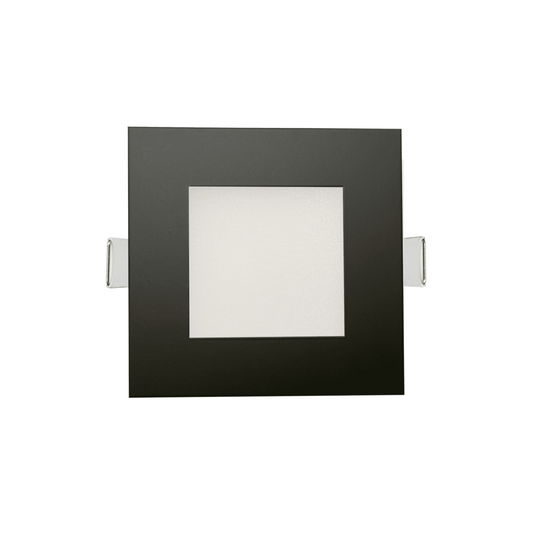 P-6222 5 Inch Square Black 15W 1200 Lumens 5CCT Slim Light