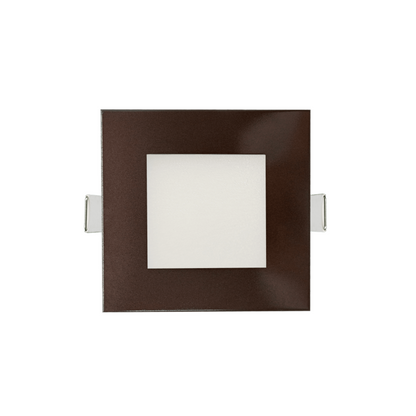 P-6224 5 Inch Square Bronze 15W 1200 Lumens 5CCT Slim Light