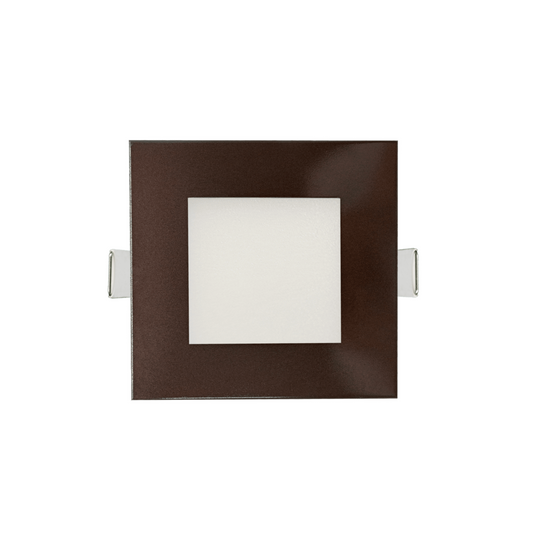 P-6224 5 Inch Square Bronze 15W 1200 Lumens 5CCT Slim Light