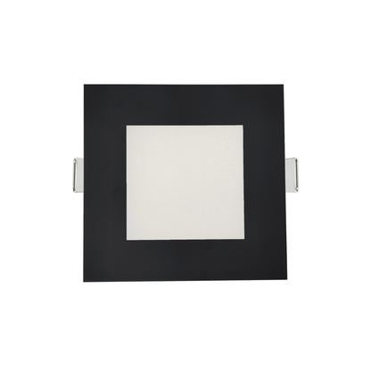 P-6226 6 Inch Square Black 18W 1600 Lumens 5CCT Slim Light