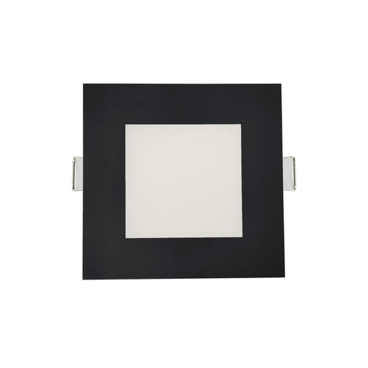 P-6226 6 Inch Square Black 18W 1600 Lumens 5CCT Slim Light