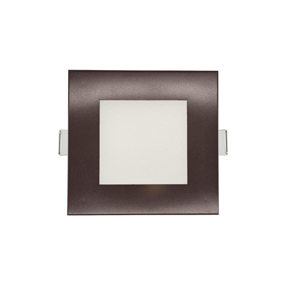 P-6228 6 Inch Square Bronze 18W 1600 Lumens 5CCT Slim Light