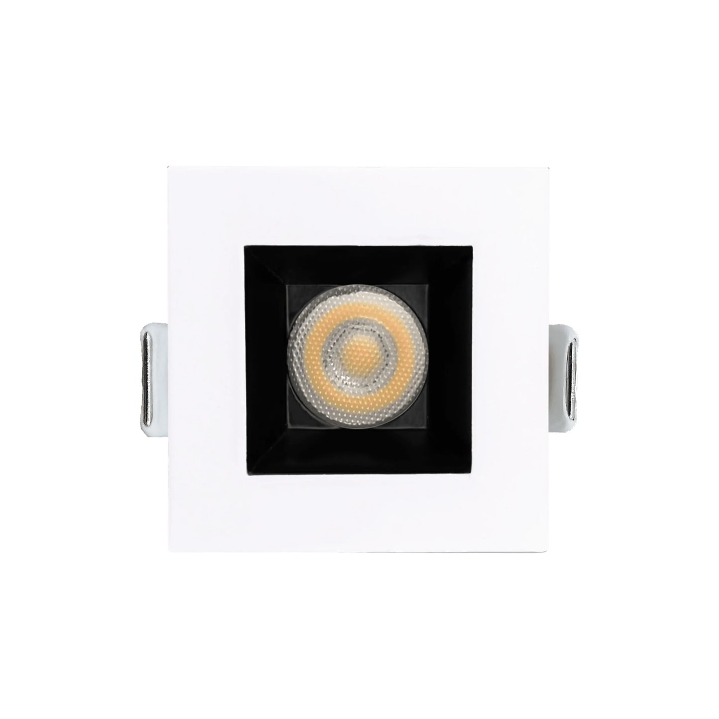 P-6338 1.5 Inch Square Two-Tone Smooth 7W 600 Lumens 5CCT Recessed Light