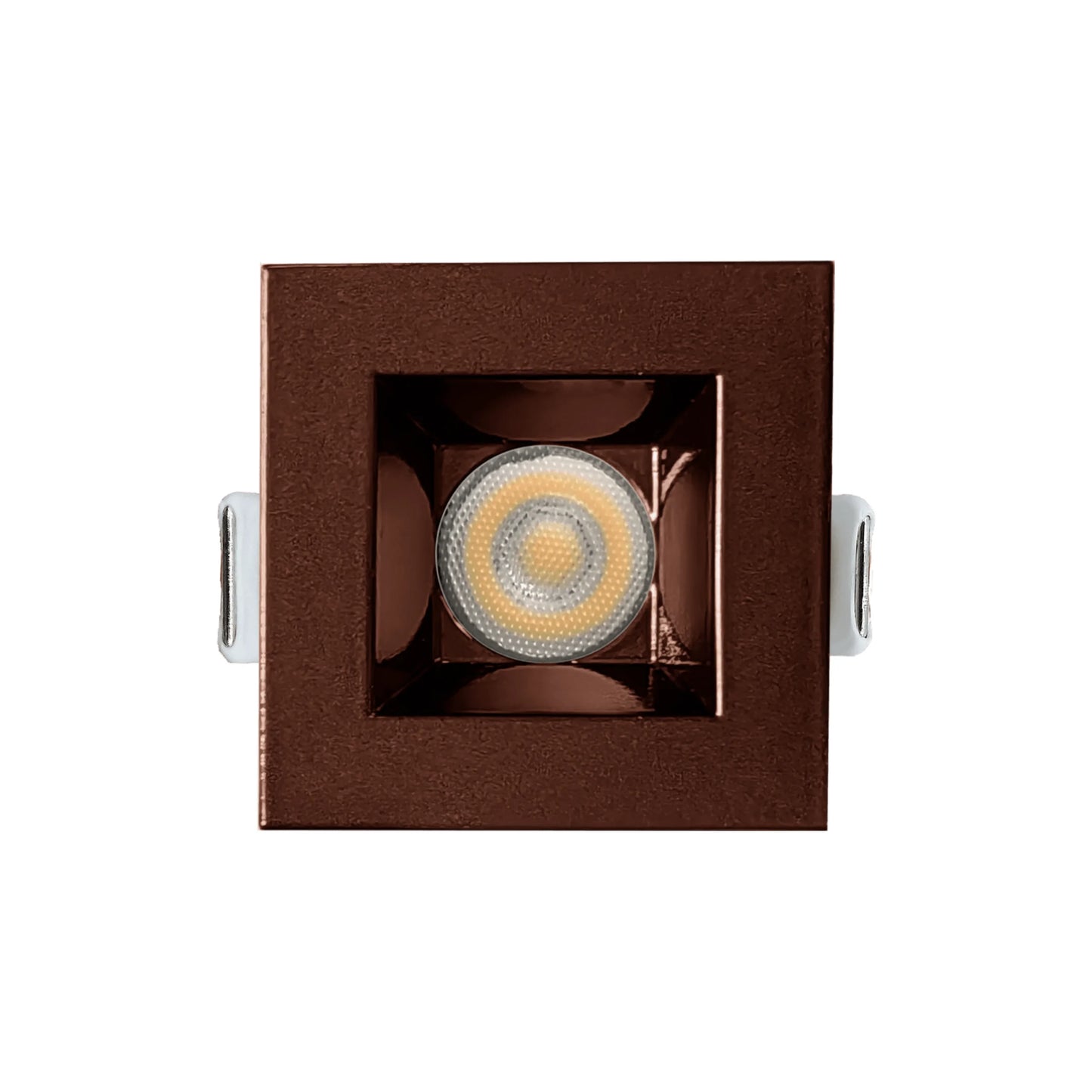 P-6340 1.5 Inch Square Bronze Smooth 7W 600 Lumens 5CCT Recessed Light