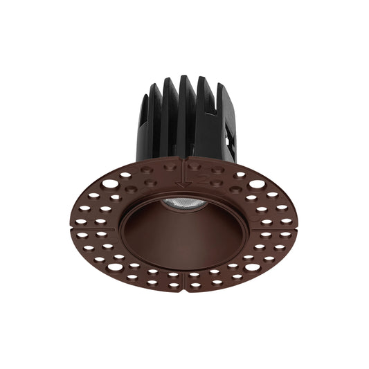 P-6347 1.5 Inch Trimless Round Bronze 7W 600 Lumens 5CCT Recessed Light