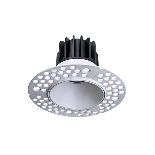 P-6349 2 Inch Trimless Round White 8W 700 Lumens 5CCT Recessed Light