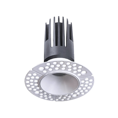 P-6351 2 Inch Trimless Round White 14/20W,1200/1700 Lumens 5CCT Recessed Light