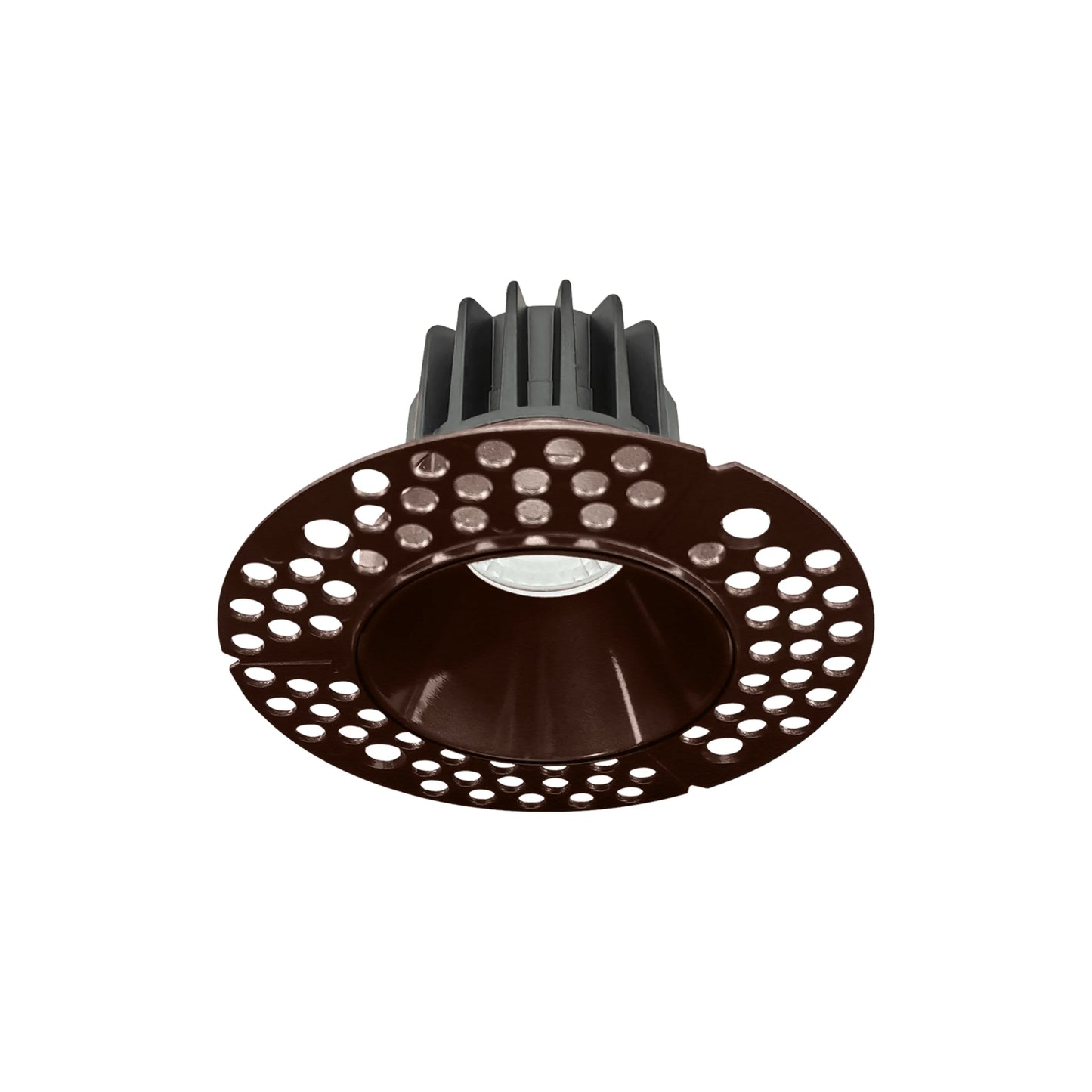 P-6352 2 Inch Trimless Round Bronze 8W 700 Lumens 5CCT Recessed Light