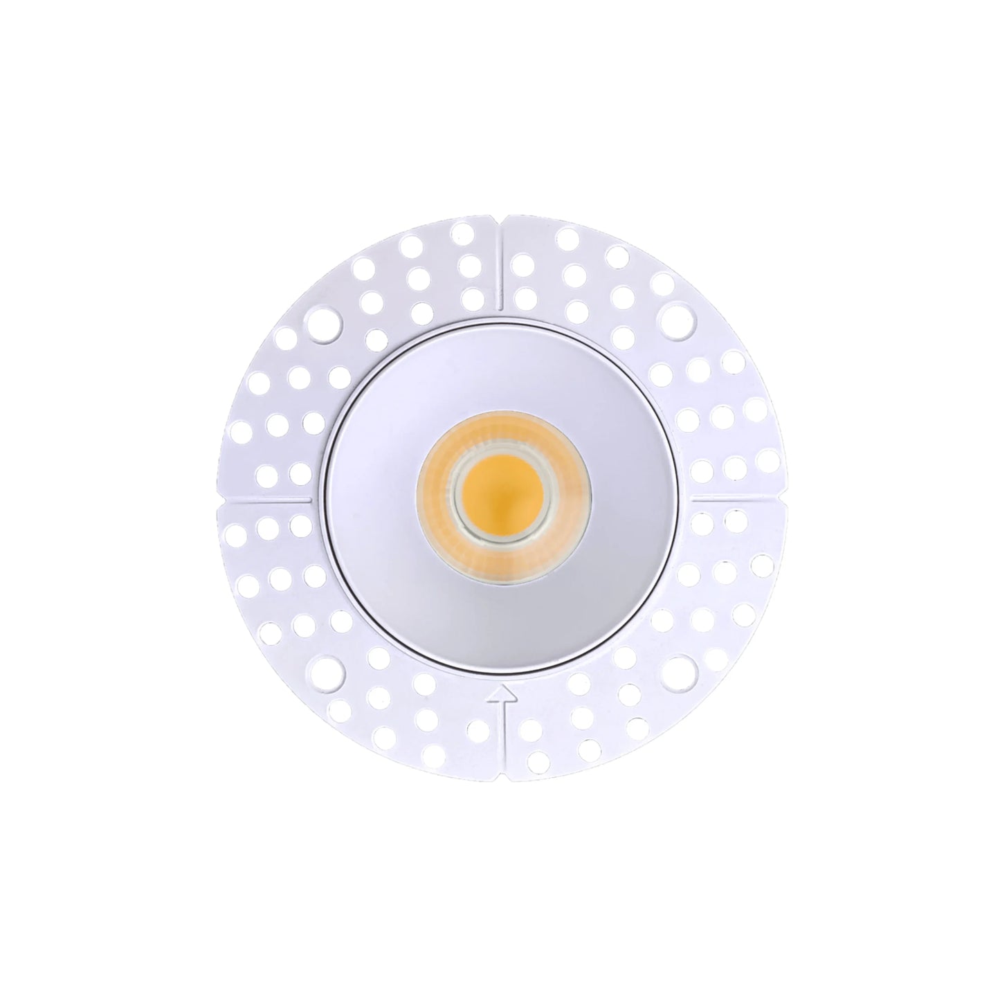 P-6355 3 Inch Trimless Round White 9W 850 Lumens 5CCT Recessed Light
