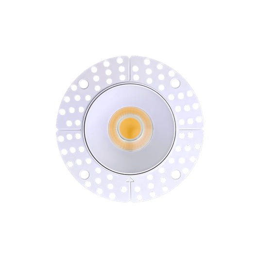 P-6357 3 Inch Trimless Round White 24W 1800 Lumens 5CCT Recessed Light