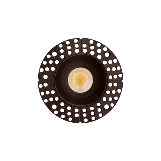 P-6359 3 Inch Trimless Round Bronze 15W 1400 Lumens 5CCT Recessed Light