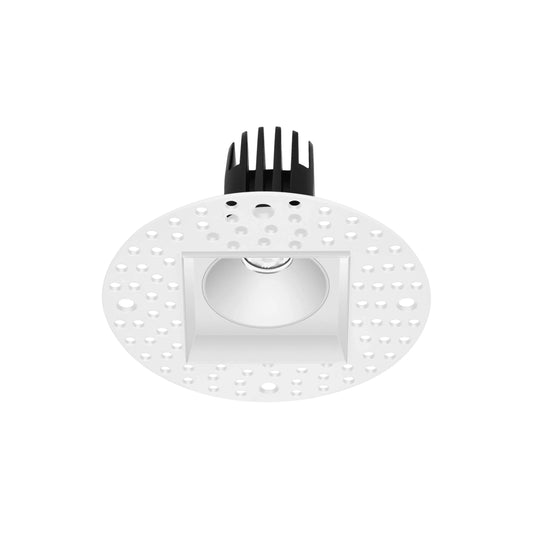 P-6361 1.5 Inch Trimless Square White 7W 600 Lumens 5CCT Recessed Light
