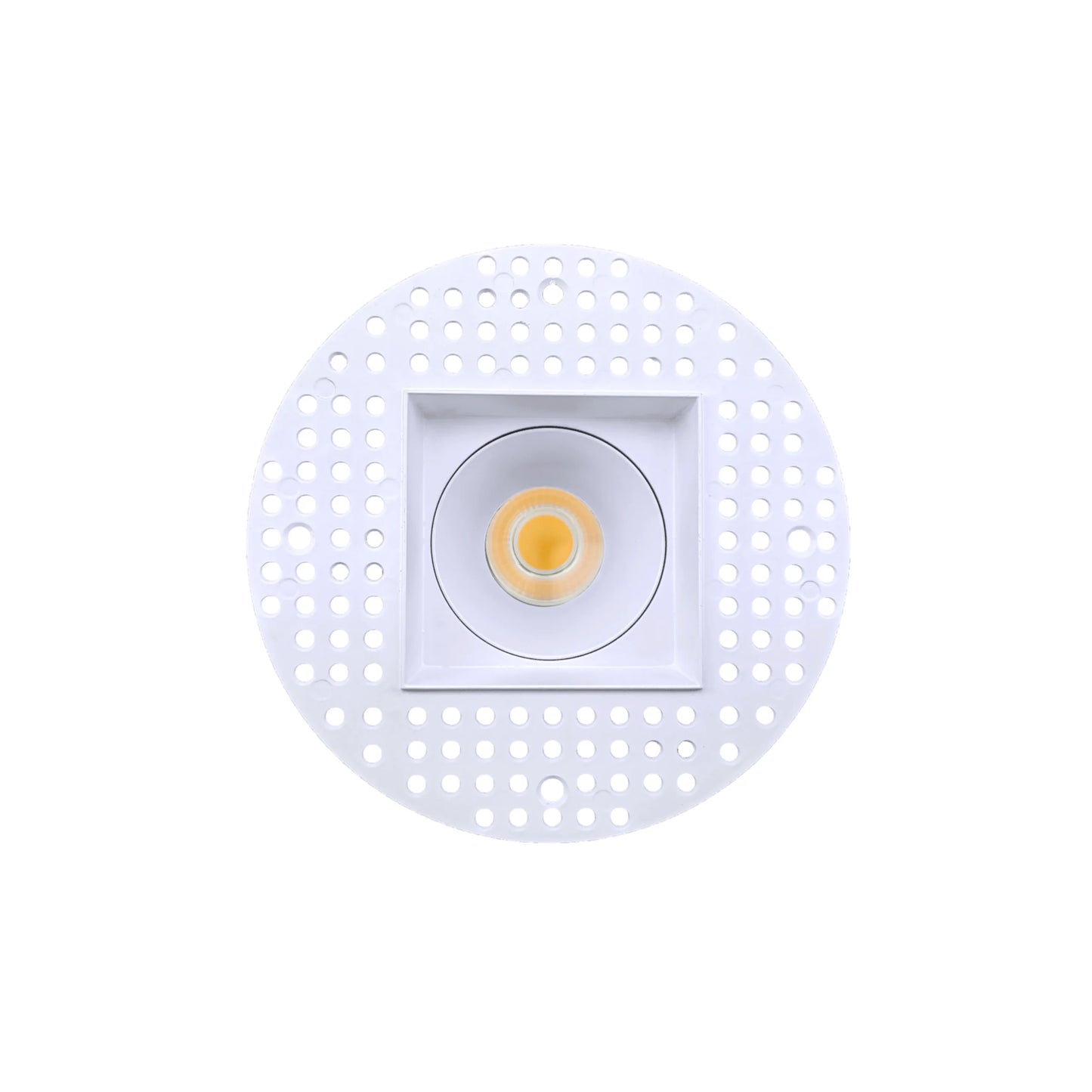 P-6370 3 Inch Trimless Square White 9W 850 Lumens 5CCT Recessed Light