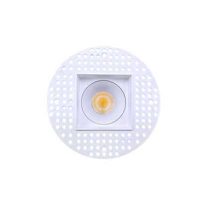P-6370 3 Inch Trimless Square White 9W 850 Lumens 5CCT Recessed Light