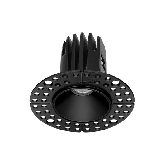 P-6379 1.5 Inch Trimless Round Black 7W 600 Lumens 5CCT Recessed Light