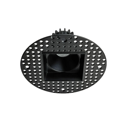 P-6387 2 Inch Trimless Square Black 8W=60W, 700 Lumens 5CCT Recessed Light