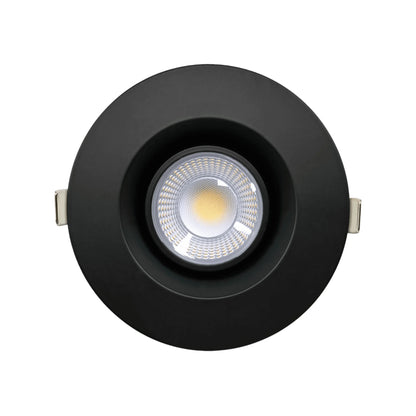 P-6393 3.5 Inch Regress Gimbal Round Black 14W=125W, 1400 Lumens 5CCT Recessed Light