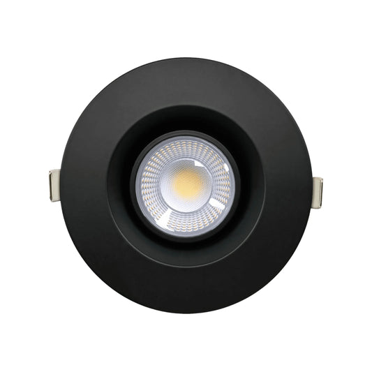 P-6393 3.5 Inch Regress Gimbal Round Black 14W=125W, 1400 Lumens 5CCT Recessed Light
