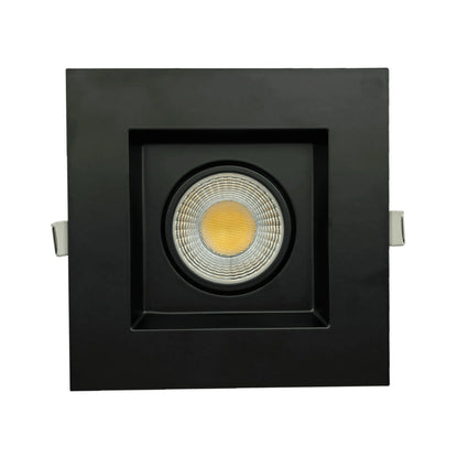 P-6395 3.5 Inch Regress Gimbal Square Black 14W=125W, 1400 Lumens 5CCT Recessed Light