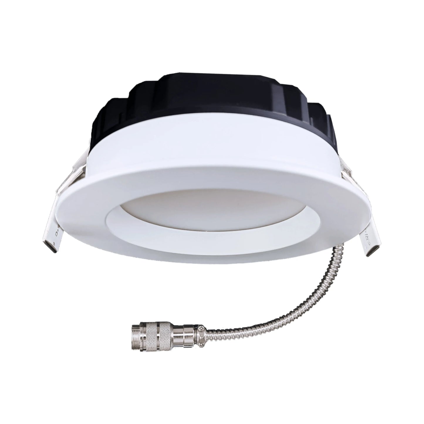 P-6403 5 Inch Slim Round White Finish 32W-23W=300W-200W, 3000-2000 Lumens 5CCT Recessed Light