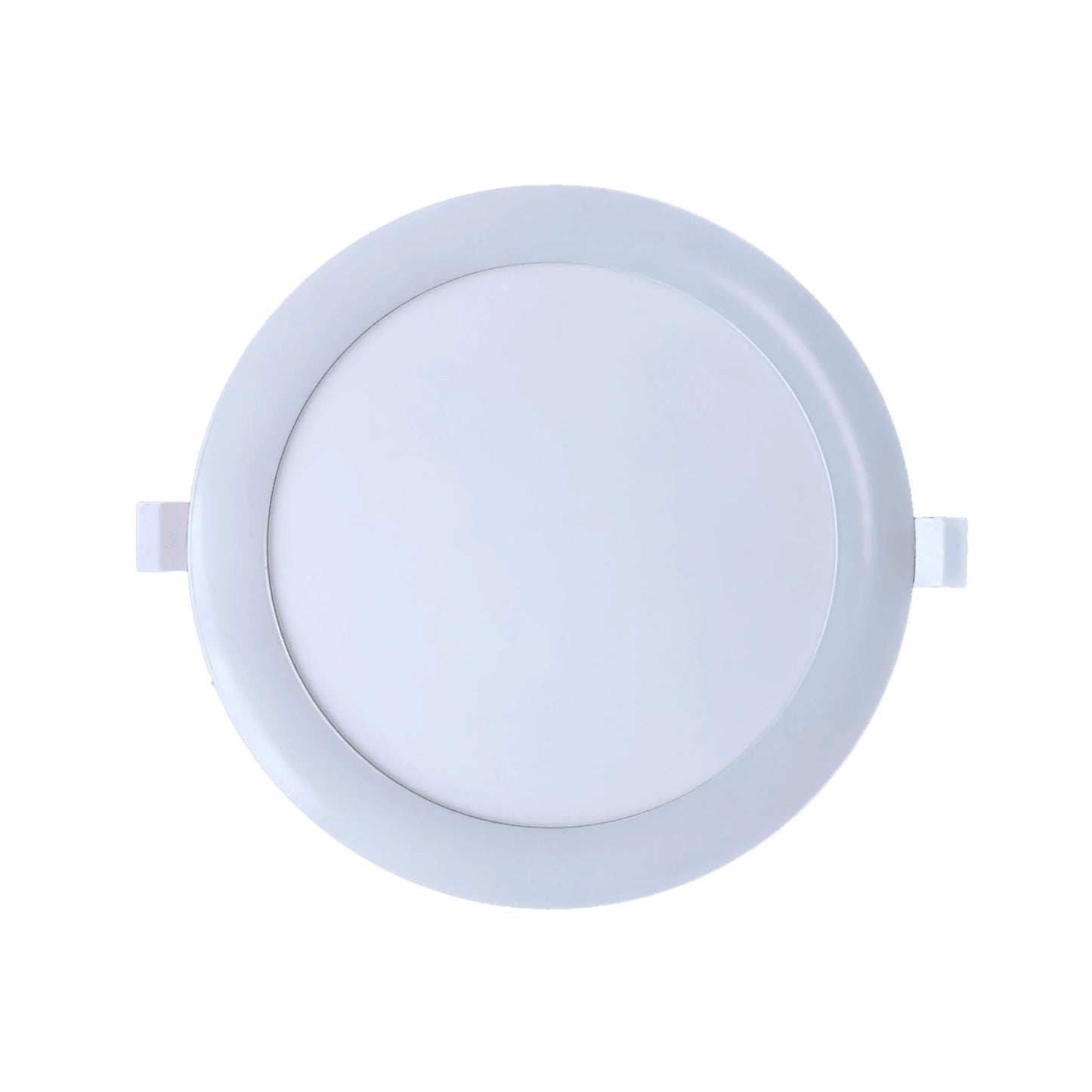 P-6408 12 Inch Ultra-Thin Round, White Finish 45 Watts, 4000 Lumens 5CCT Recessed Light