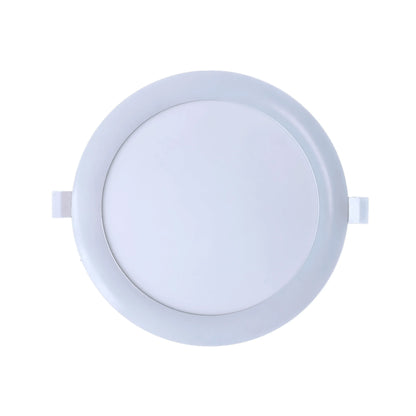 P-6408 12 Inch Ultra-Thin Round, White Finish 45 Watts, 4000 Lumens 5CCT Recessed Light