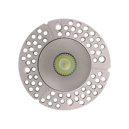 P-6410 2 Inch Trimless Round, Nickel Finish 8 Watts, 700 Lumens 5CCT Recessed Light
