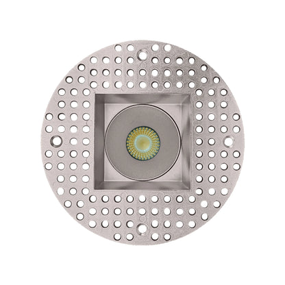 P-6416 2 Inch Trimless Square, Nickel Finish 8 Watts, 700 Lumens 5CCT Recessed Light