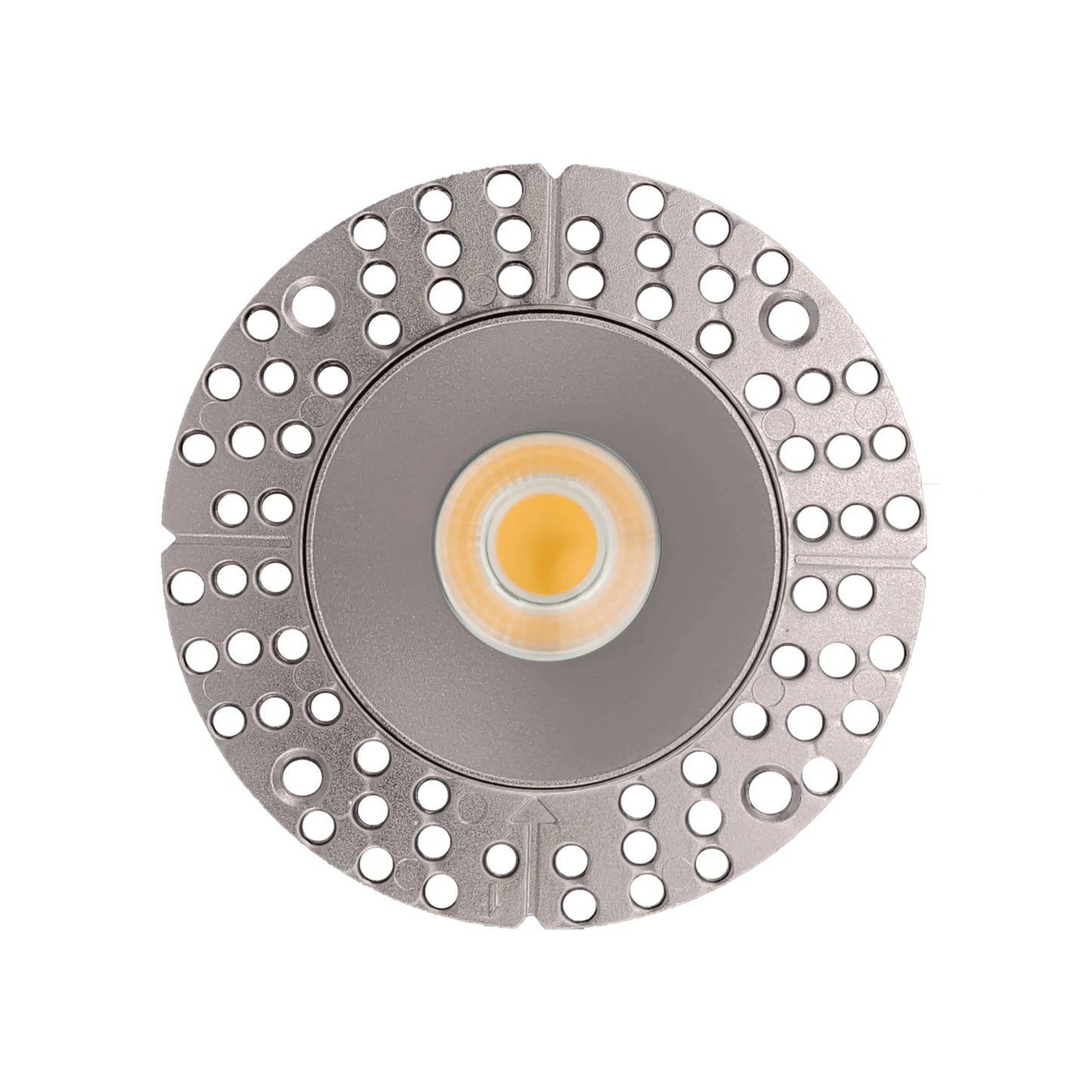P-6424 3 Inch Trimless Round, Nickel Finish 24 Watts, 1800 Lumens 5CCT Recessed Light