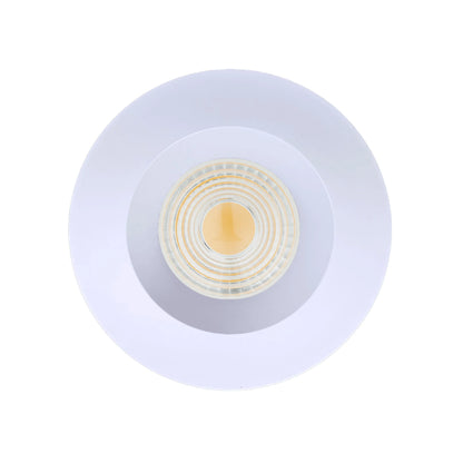P-6445 4 Inch Round, White Finish 15 Watts, 1550 Lumens 5CCT Recessed Light