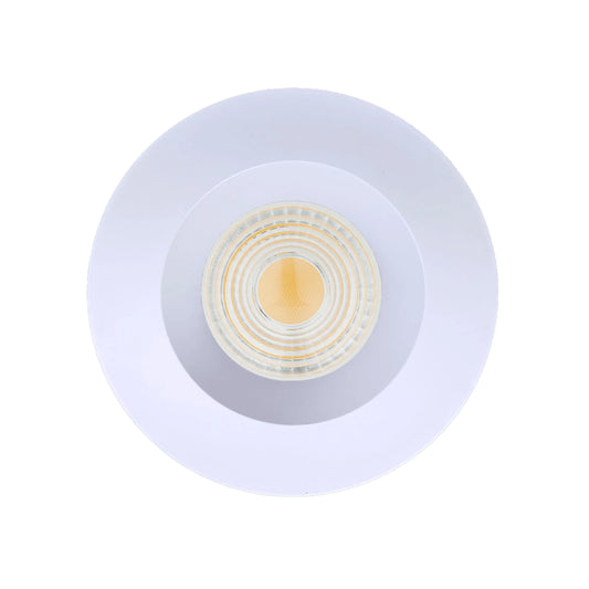 P-6445 4 Inch Round, White Finish 15 Watts, 1550 Lumens 5CCT Recessed Light