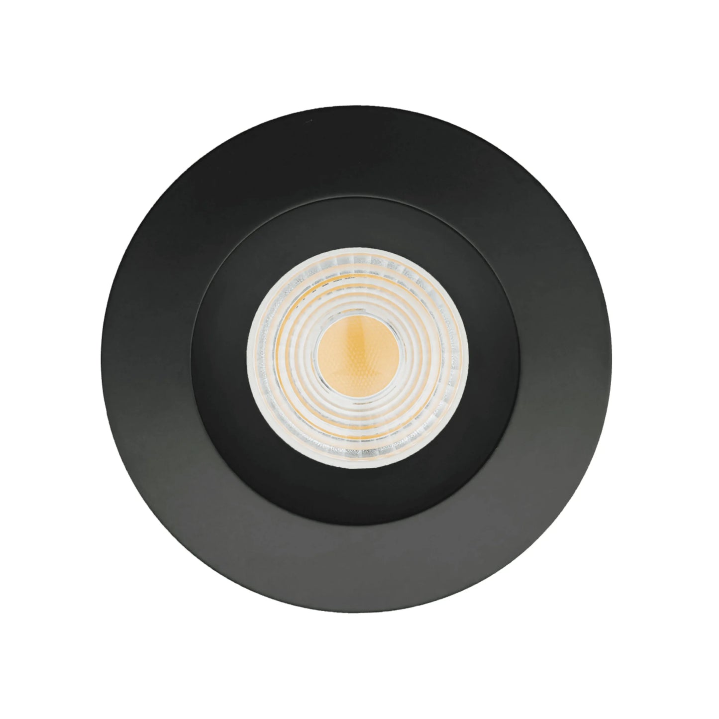 P-6446 4 Inch Round, Black Finish 15 Watts, 1550 Lumens 5CCT Recessed Light