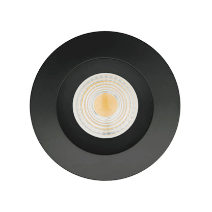 P-6446 4 Inch Round, Black Finish 15 Watts, 1550 Lumens 5CCT Recessed Light