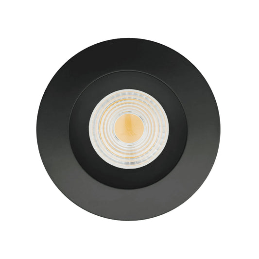 P-6446 4 Inch Round, Black Finish 15 Watts, 1550 Lumens 5CCT Recessed Light
