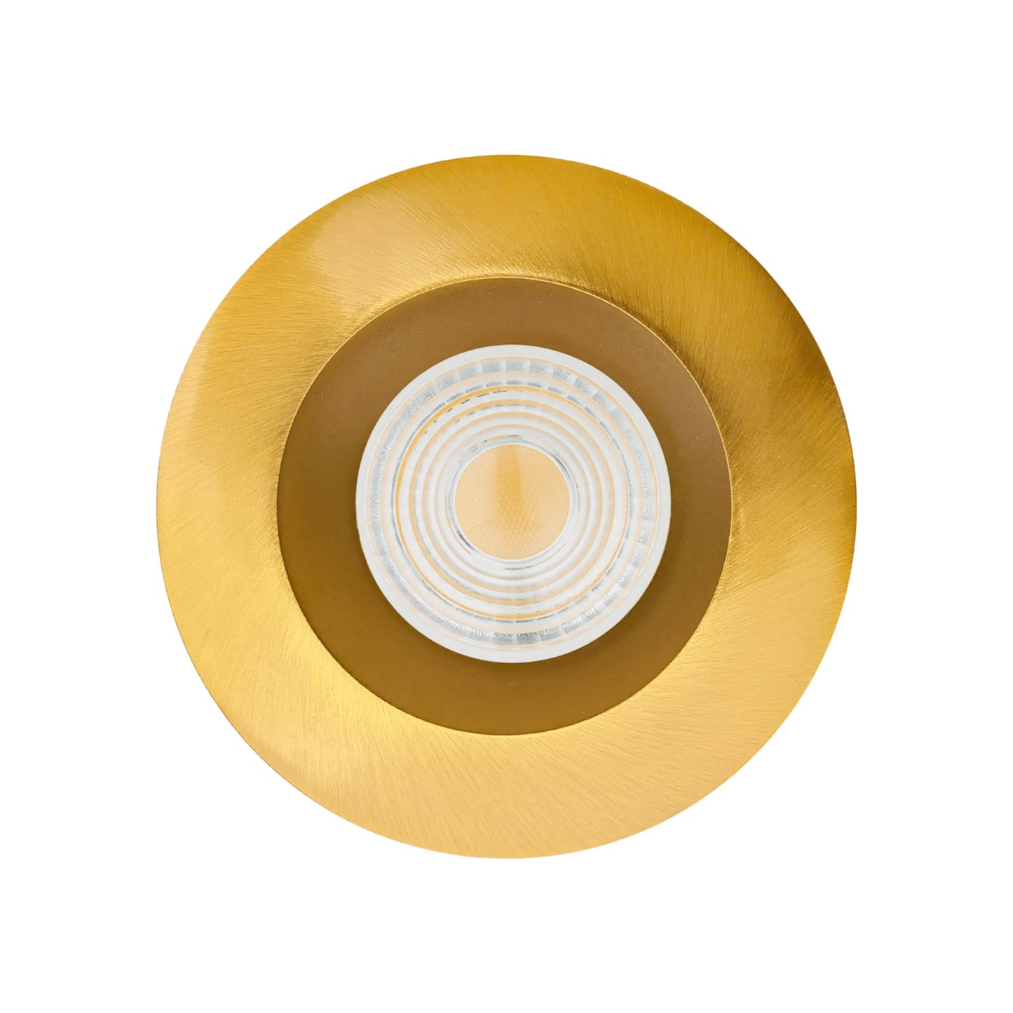 P-6450 4 Inch Round, Brushed Brass Finish 15 Watts, 1550 Lumens 5CCT Recessed Light
