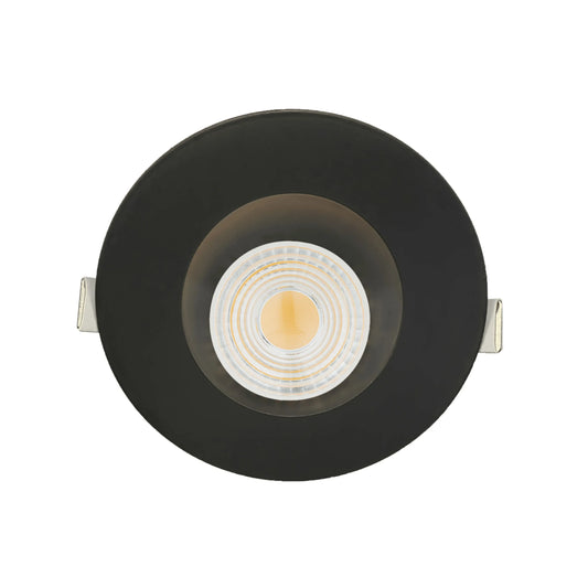 P-6452 4 Inch Round Wall Wash, Black Finish 15 Watts, 1550 Lumens 5CCT Recessed Light