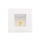 P-6459 4 Inch Square Wall Wash, White Finish 15 Watts, 1550 Lumens 5CCT Recessed Light