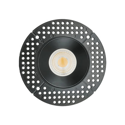 P-6463 4 Inch Trimless Round, Black Finish 32 Watts, 3000 Lumens 5CCT Recessed Light