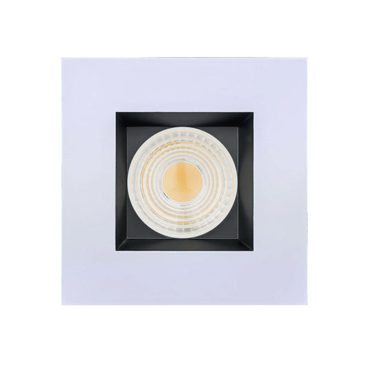 P-6482 4 Inch Square Two-Tone, 32 Watts, 3000 Lumens 5CCT Recessed Light