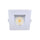 P-6486 4 Inch Square Wall Wash, White Finish 32 Watts, 3000 Lumens 5CCT Recessed Light
