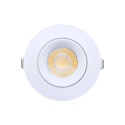 P-6488 3.5 Inch Gimbal Round, White Finish 20 Watts, 1850 Lumens 5CCT Recessed Light