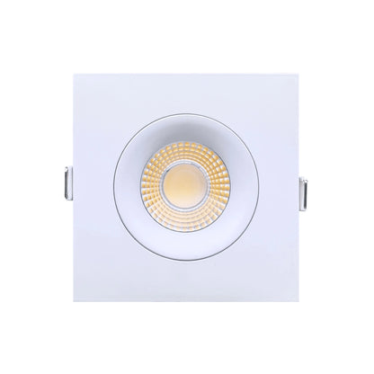 P-6489 3.5 Inch Gimbal Square, White Finish 20 Watts, 1850 Lumens 5CCT Recessed Light